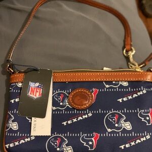 NWT DOONEY & BOURKE NFL Texans Wristlet.